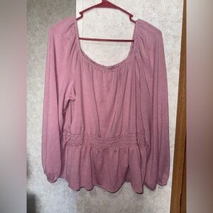 LC Lauren Conrad Mauve Blouse